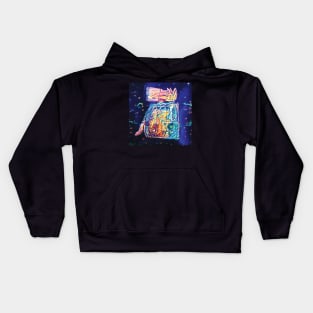 Space Robot Kids Hoodie